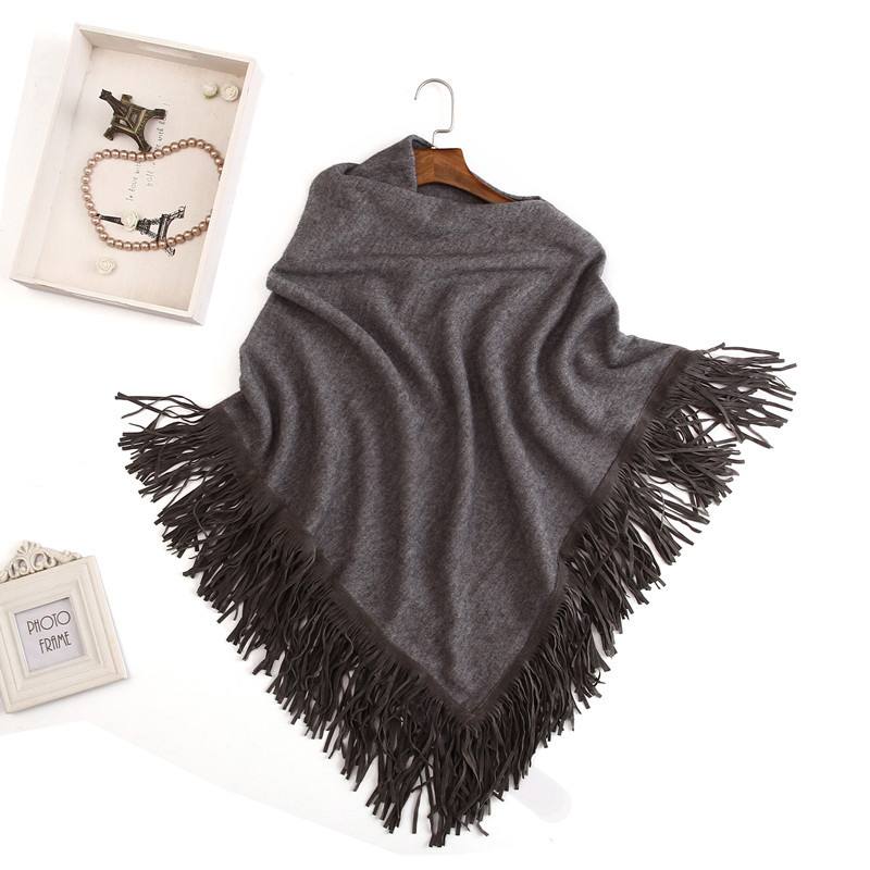 Poncho Knitwear Cape with Fringes, Heyang Industrial Co., Ltd 