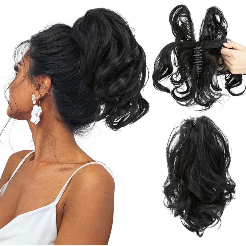Ponytail Hair Extensions – Messy Hair Bun with Claw Clip Heyang Industrial Co., Ltd
