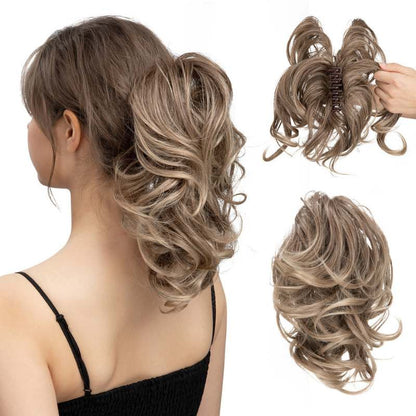 Ponytail Hair Extensions – Messy Hair Bun with Claw Clip,Heyang Industrial Co., Ltd