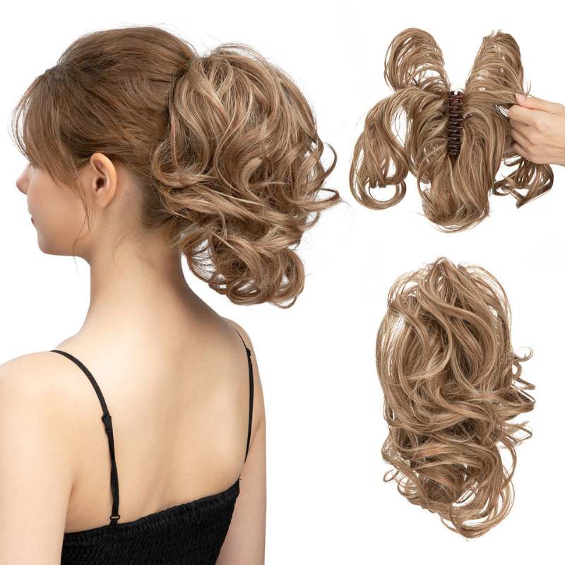 Ponytail Hair Extensions – Messy Hair Bun with Claw Clip Heyang Industrial Co., Ltd