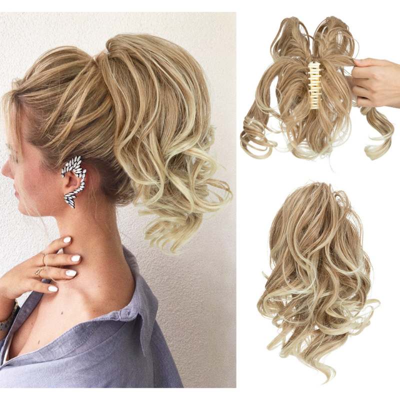 Ponytail Hair Extensions – Messy Hair Bun with Claw Clip,Heyang Industrial Co., Ltd