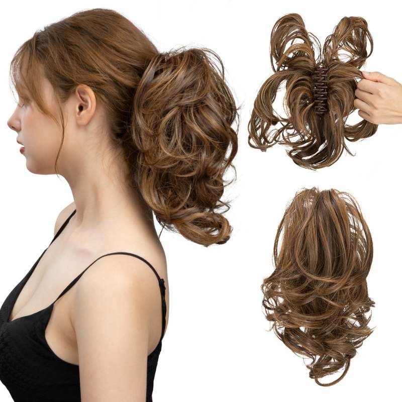 Ponytail Hair Extensions – Messy Hair Bun with Claw Clip,Heyang Industrial Co., Ltd