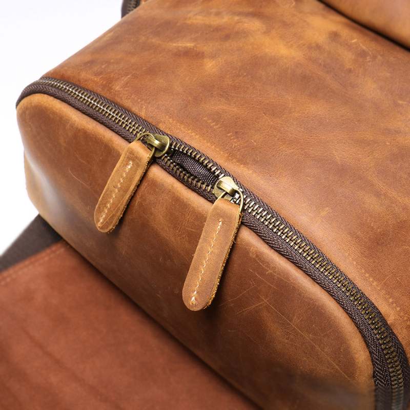 Premium Leather Laptop Backpack, BuckyDrop