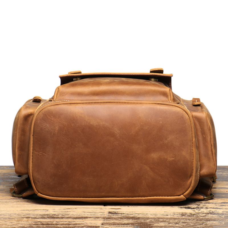 Premium Leather Laptop Backpack, BuckyDrop