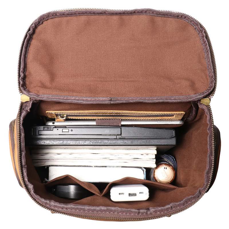 Premium Leather Laptop Backpack, BuckyDrop