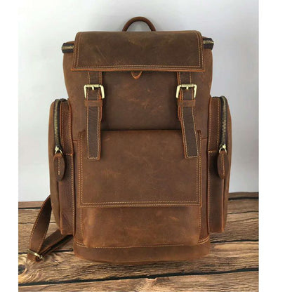 Premium Leather Laptop Backpack Yiwu Cujia Trade Co., Ltd