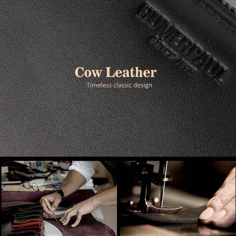Premium Leather Wallet – RFID‑Secure & Large Capacity, BuckyDrop