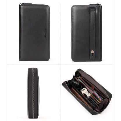 Premium Leather Wallet – RFID‑Secure & Large Capacity, BuckyDrop