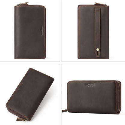 Premium Leather Wallet – RFID‑Secure & Large Capacity, BuckyDrop