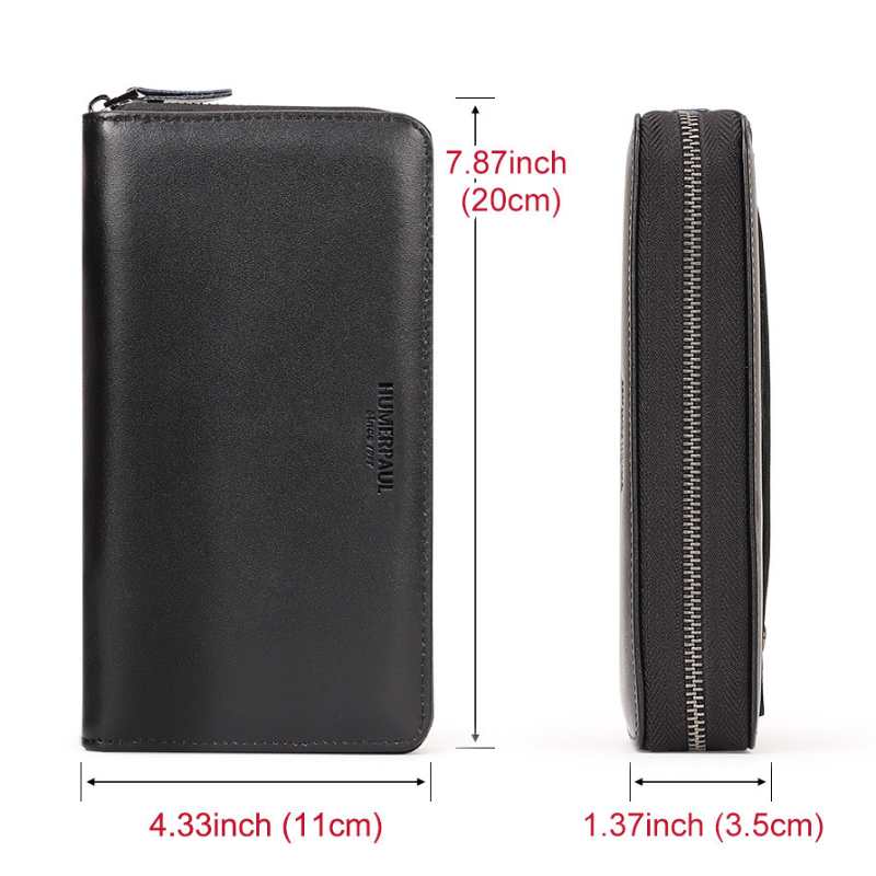 Premium Leather Wallet – RFID‑Secure & Large Capacity, BuckyDrop