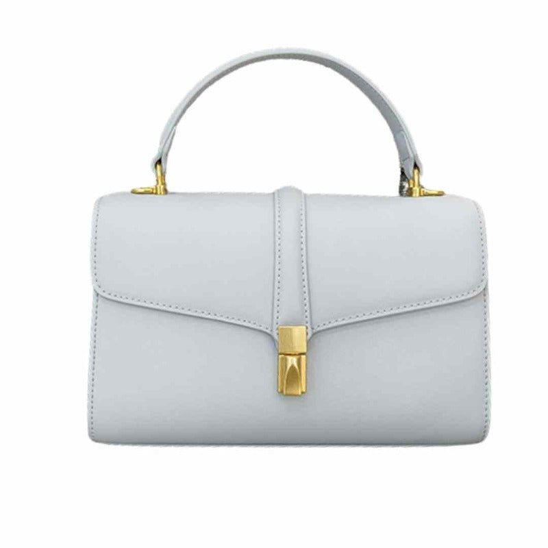 Bolso de mano bonito de piel auténtica