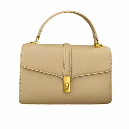 Bolso de mano bonito de piel auténtica