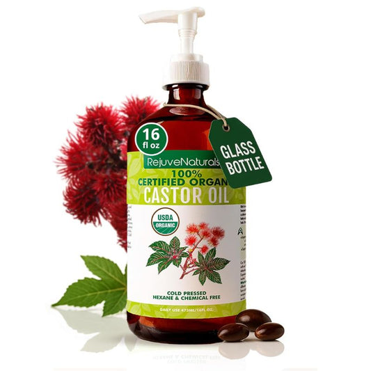 RejuveNaturals Pure Organic Castor Oil – 16oz, BuckyDrop