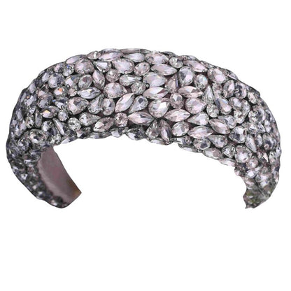Rhinestone Headband Shiny Wedding Hairband - A.A.Y FASHION