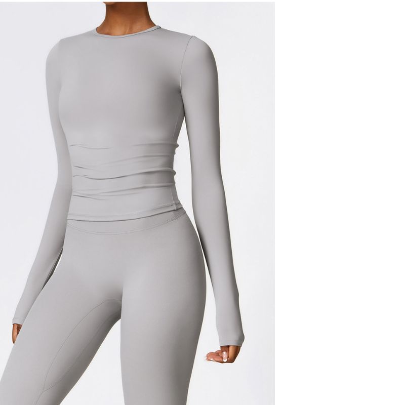 Seamless Tracksuit for Women - Long Sleeve + High-Waist Leggings Yiwu Cujia Trade Co., Ltd
