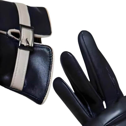 Sheepskin Leather Gloves Women - A.A.Y FASHION