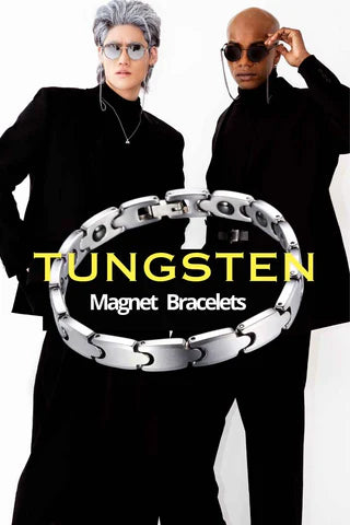 Silver Tungsten Steel Magnet Bracelet - A.A.Y FASHION