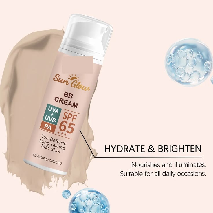 Skin‑Hydrating BB Cream – SPF 65 Tinted Moisturizer, Foundation & Concealer in One, Yiwu Cujia Trade Co., Ltd