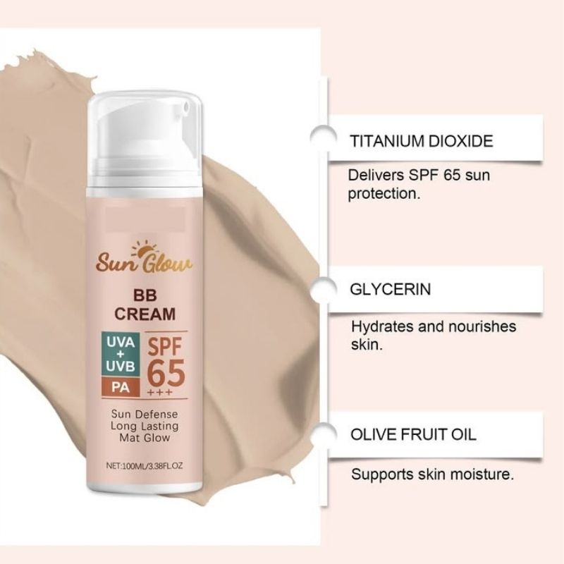 Skin‑Hydrating BB Cream – SPF 65 Tinted Moisturizer, Foundation & Concealer in One, Yiwu Cujia Trade Co., Ltd