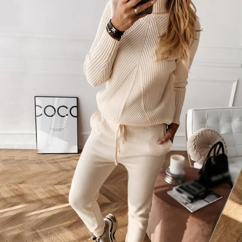 Stylish Knitted Tracksuit Set Women Heyang Industrial Co., Ltd