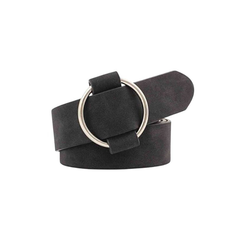 Suede Leather Circle Fashion Belt - A.A.Y FASHION