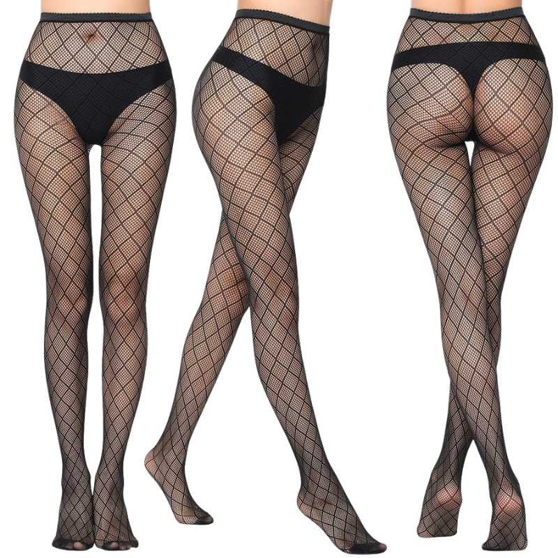 Super Stretch Fishnet Jacquard Pantyhose Stockings, BuckyDrop