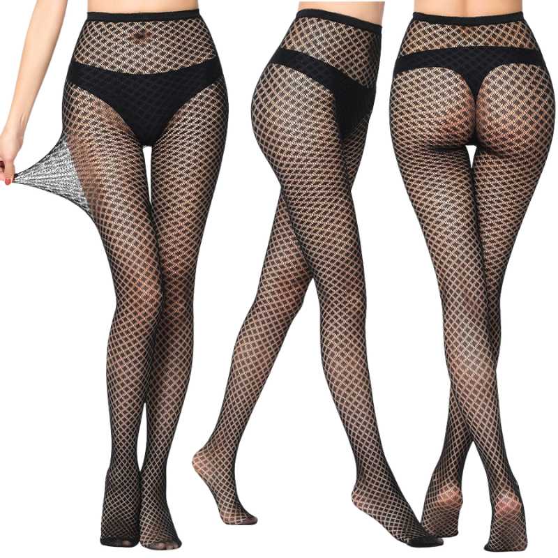 Super Stretch Fishnet Jacquard Pantyhose Stockings, BuckyDrop