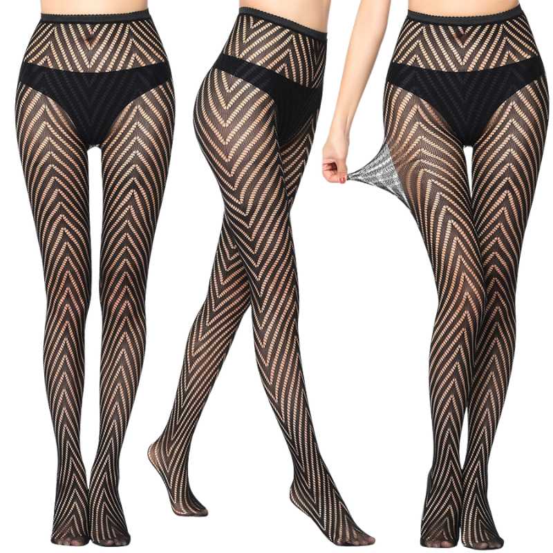 Super Stretch Fishnet Jacquard Pantyhose Stockings, BuckyDrop