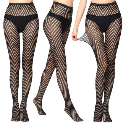 Super Stretch Fishnet Jacquard Pantyhose Stockings, BuckyDrop