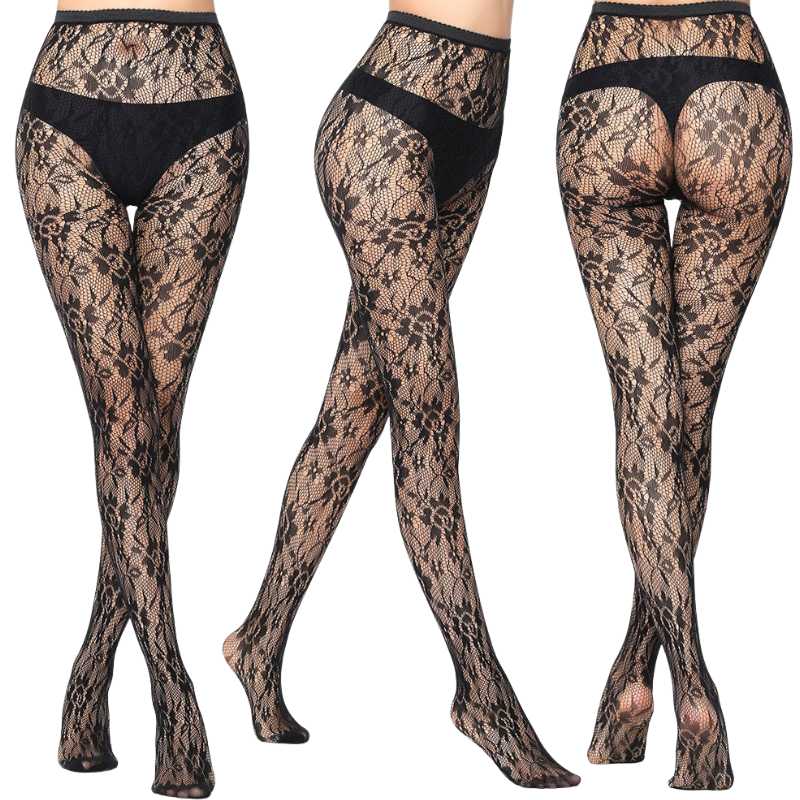 Super Stretch Fishnet Jacquard Pantyhose Stockings, BuckyDrop