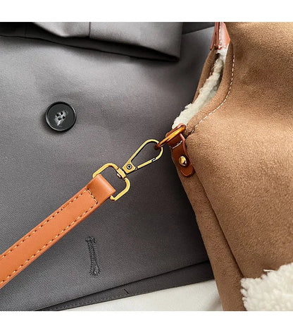 Teddy Tote 2-piece Set – Suede Bag, Yiwu Cujia Trade Co., Ltd