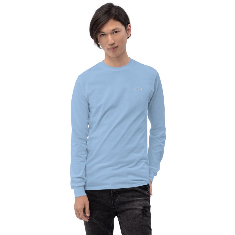 The A.A.Y Long Sleeve Shirt in Solid Colors Printful