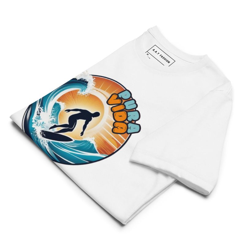 The A.A.Y Pura Vida Unisex Surf Eco T-shirt Printful