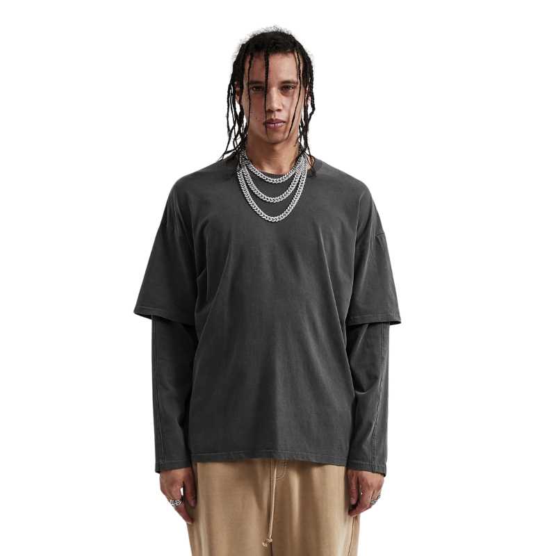 The A.A.Y Urban Faux-Layered Longsleeve Tee PODpartner