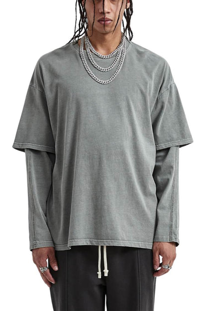 The A.A.Y Urban Faux-Layered Longsleeve Gender Neutral