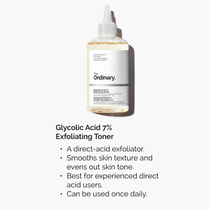 The Ordinary Glycolic Acid 7% Exfoliating Toner 240ml, BuckyDrop