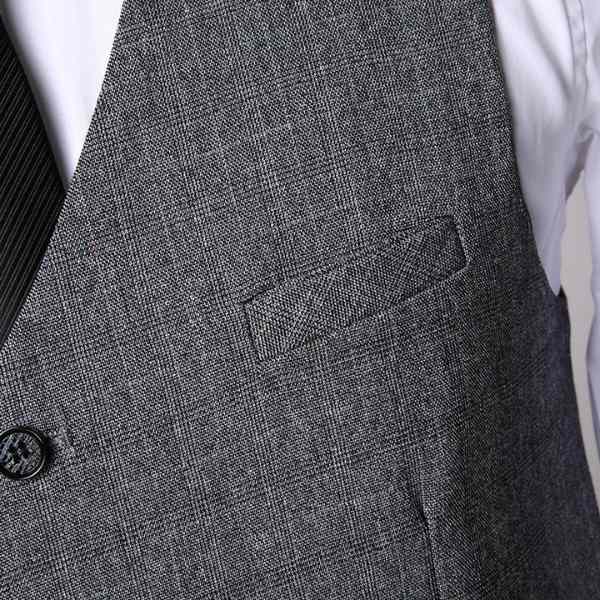Three-piece suit Men's Formal Suit Jacket Trouser Vest - A.A.Y FASHION