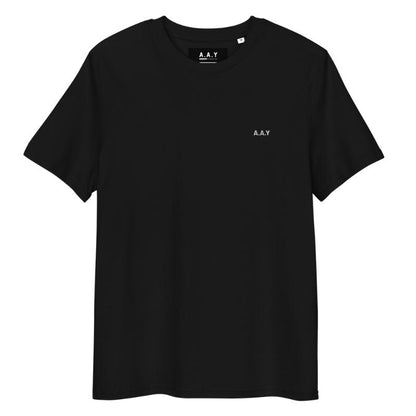 A.A.Y  signature T-Shirt for Men  color Black in Organic Cotton