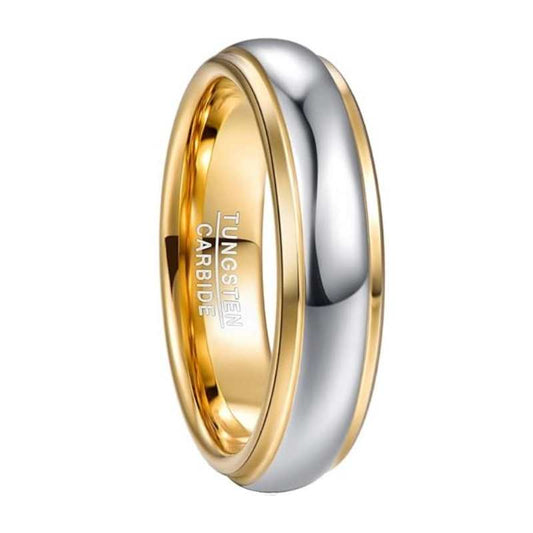Tungsten Couple Rings - Two-Tone Engagement Wedding Ring, Yiwu Cujia Trade Co., Ltd