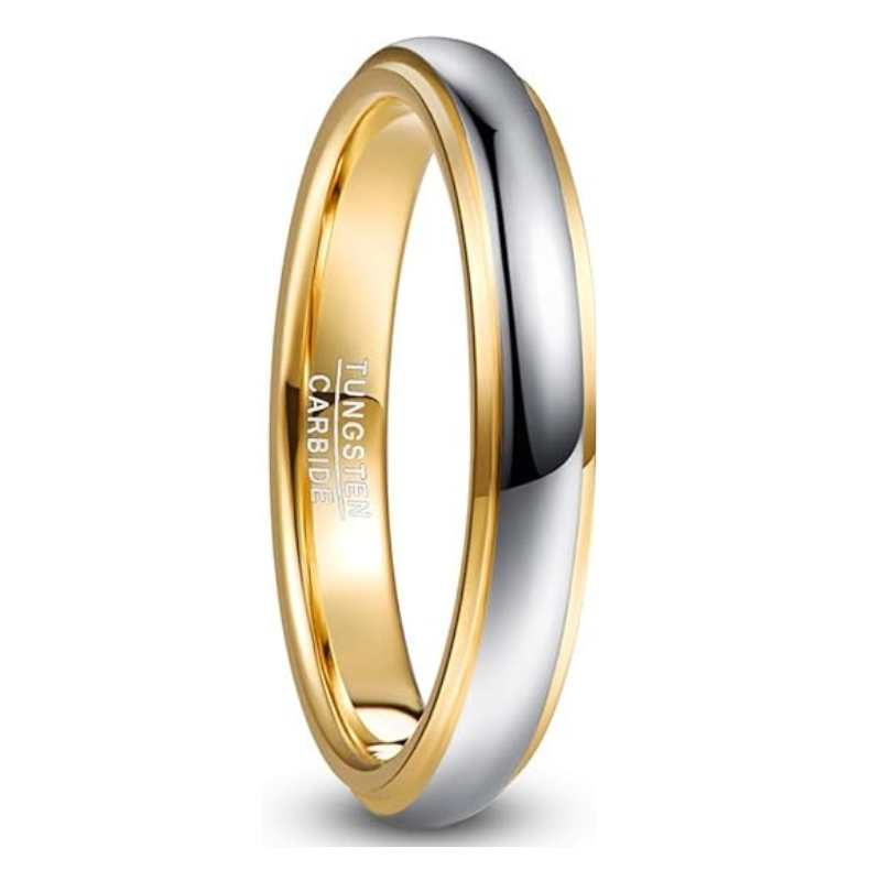 Tungsten Couple Rings - Two-Tone Engagement Wedding Ring, Yiwu Cujia Trade Co., Ltd