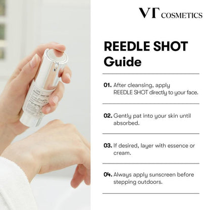 VT COSMETICS CICA Reedle Shot 100  Spicule - Microneedling Serum, Bucky Drop