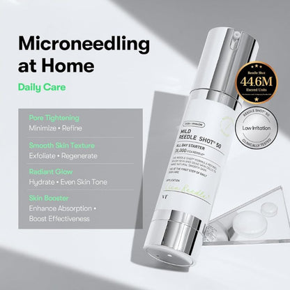 VT COSMETICS CICA Reedle Shot 50 Spicule - Microneedling Serum, Bucky Drop