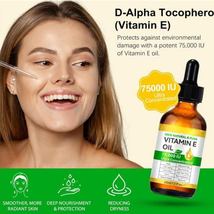 Vitamin E Oil 75.000 IU – 100% Pure, Vegan & Cruelty-Free, BuckyDrop
