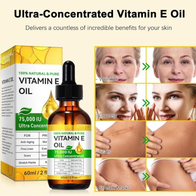Vitamin E Oil 75.000 IU – 100% Pure, Vegan & Cruelty-Free, BuckyDrop