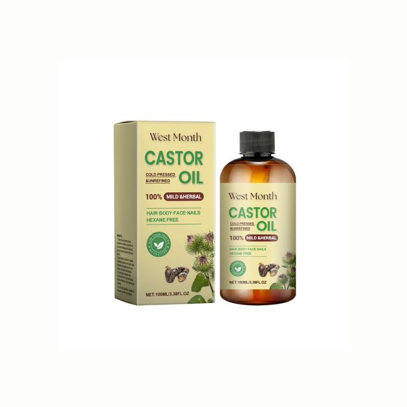 West Month - Organic Castor Oil 100% Pure Organic Hexane-Free