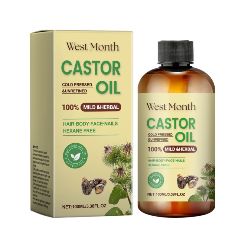 West Month - Organic Castor Oil 100% Pure Organic Hexane-Free