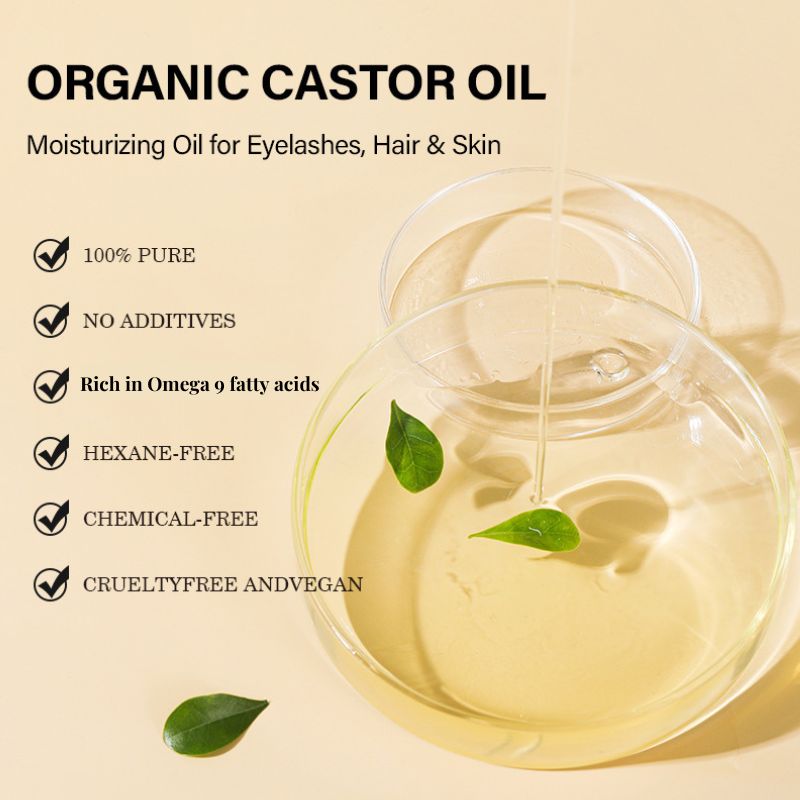 West Month - Organic Castor Oil 100% Pure Organic Hexane-Free