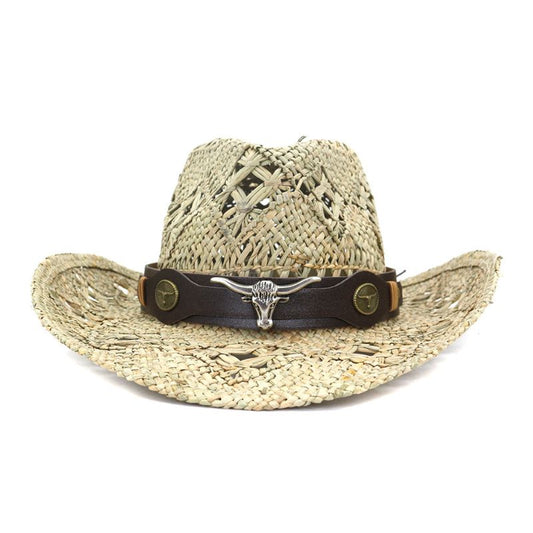 Western Straw Cowboy Hat - A.A.Y FASHION