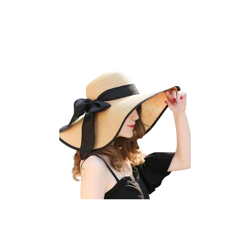 Wide Brim Floppy Beach Sun Hat - A.A.Y FASHION