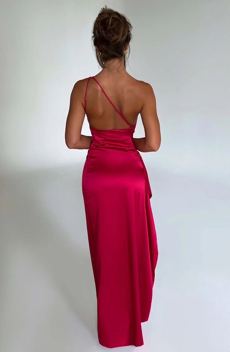 Women Satin Sleeveless Off Shoulder Split Evening Cocktail Long Dress, Yiwu Cujia Trade Co., Ltd